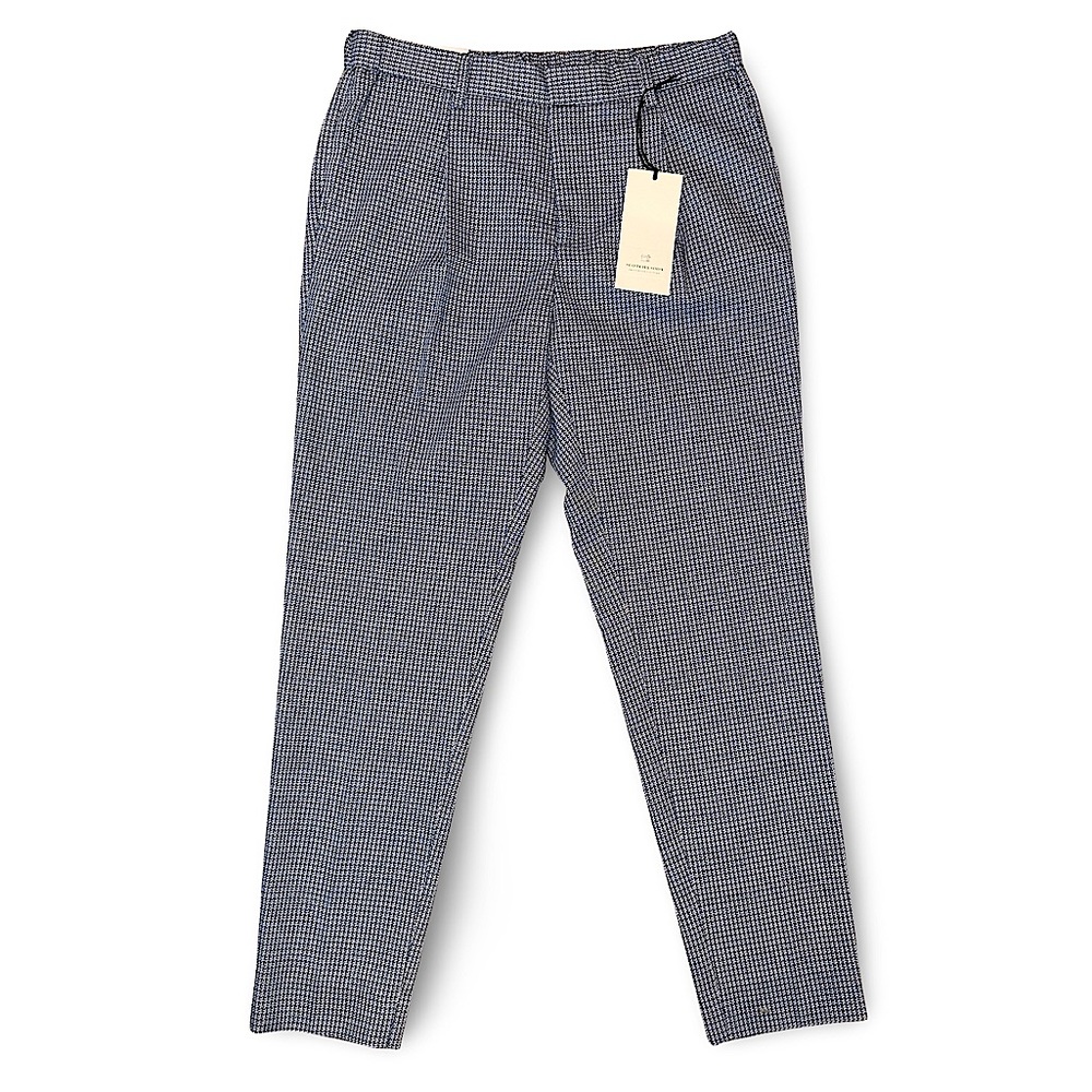 Scotch & Soda Blake Pull On Stretch Jogger Pant Blue Houndstooth